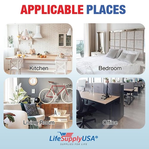 LifeSupplyUSA True HEPA Filter Replacement Compatible with GermGuardian FLT4825 - 第 5/5 張圖片