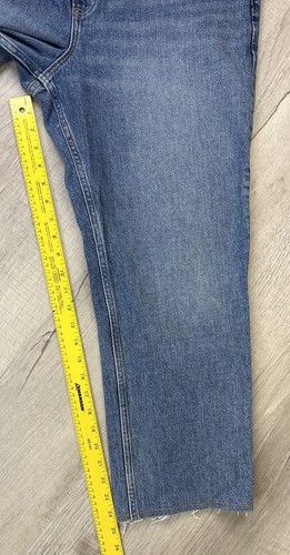 Abercrombie Fitch The 90s Straight Ultra High Rise Jeans 32/14S (Actual 32X24.5) - Picture 19 of 20
