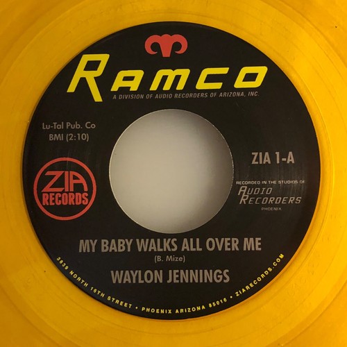 Waylon Jennings / My Baby Walks All Over Me & PS / Special 2014 RSD 45rpm / Mint - Picture 8 of 10