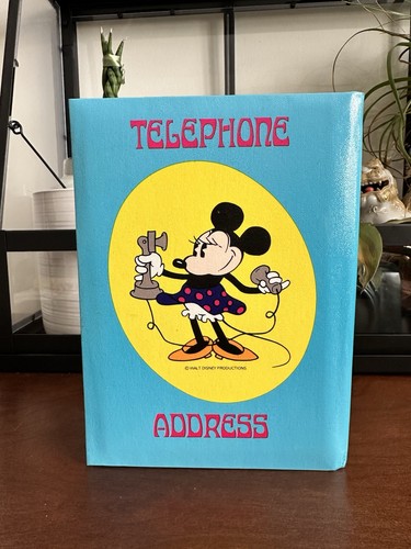 Rubrica telefonica indirizzo Topolino vintage anni 70 postino Minnie - Disney da collezione NUOVO - Foto 4 di 5