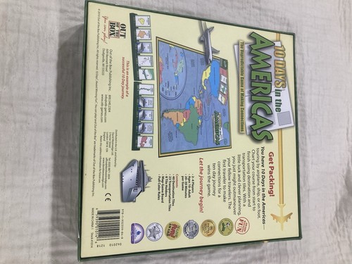 Out of the Box 10 Days in the Americas Board Game RARE Complete! Used 2010 - Picture 2 of 6