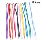 12 Pair Sports Replacement Flat Shoeslace Flat