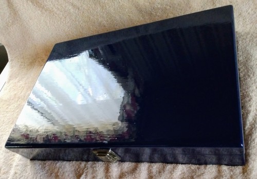 Navy Blue 300 Poker Chip Case - Picture 3 of 8