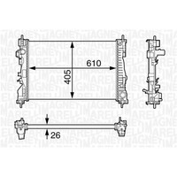 Magneti Marelli WasserküHler MotorküHler FüR Alfa Romeo Giulietta 940 1.4 TB