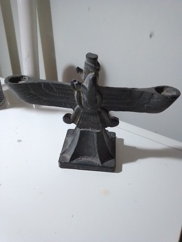 Ahura Mazda Kerzenhalter Antik Zoroastrismus Cm18 - Bild 2 von 3