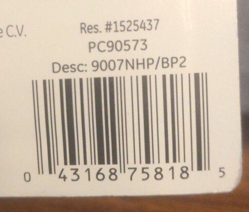 GE Lighting 9007NHP/BP2 Nighthawk Platinum Headlight Bulbs, 2-Pack - NEW - Picture 4 of 4