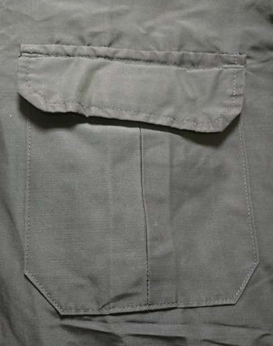 Vintage WOOLRICH Mens M Jacket Wool Flannel Plaid Lined Hooded Parka Coat Green - Picture 4 of 23