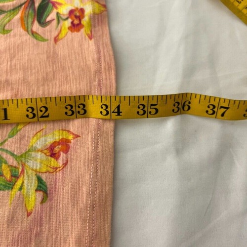 Vestido Tommy Bahama Tropical Floral M Rosa Sin Mangas Cuello en V Verano Viaje - Imagen 9 de 9