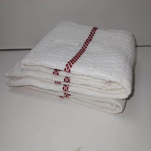 Clorox Kitchen Towels 16" x 28 White Bleach Safe 50 Washes Lot Of 2 Cotton Grey - Picture 5 of 11
