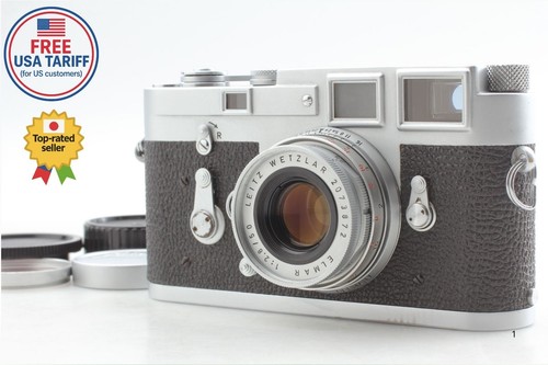 Overhauled [N MINT] Leica M3 SS Single Stroke Film Camera Elmar 50mm f/2.8 JAPAN - Picture 1 of 22