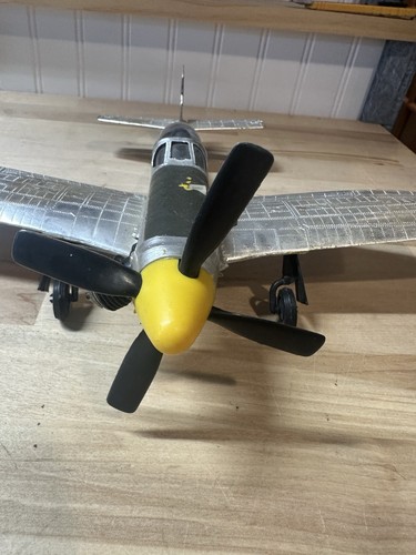 Rare, Vintage Testors 1970 Fly’em P51 Mustang Gas Powered Model Tether Plane - Bild 2 von 17