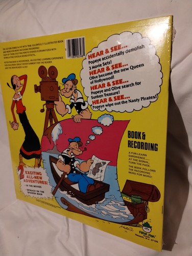 Popeye The Sailor Man Vinyl WRAPPED NEW record Book Vintage RARE UNOPENED COMIC - Imagen 10 de 11