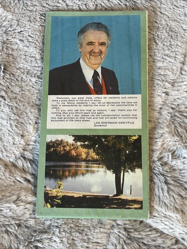 1978-79 Wisconsin State-issued Vintage Road Map - Picture 2 of 3