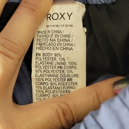 Pantalones Cortos Roxy Para Mujer 2XL Pantalones Cortos Atléticos Forrados Cintura Alta 2.5 pulgadas Entrepierna Nuevos Sin Etiquetas - Imagen 9 de 9