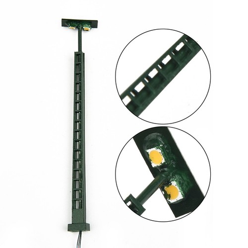 5 luci a reticolo LED per modello treno scala N layout ferrovia set decorazione - Foto 18 di 20