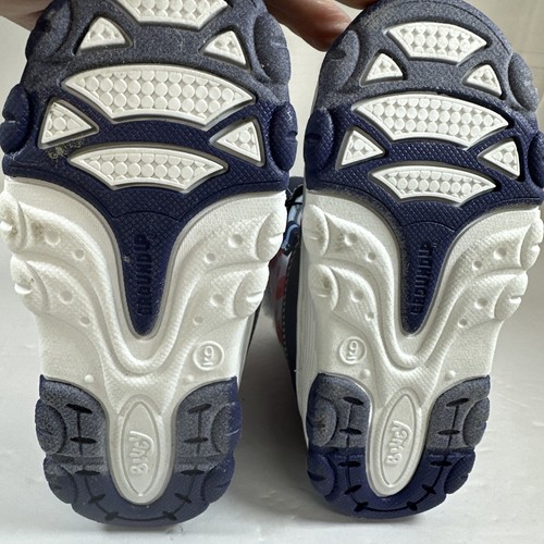 Bluey Kleinkind Kinder Größe 9 Winterstiefel mit Kunstfellbesatz Blau Rosa Neu - Bild 7 von 10