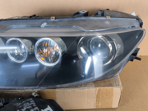 2006-2007 MAZDA MAZDASPEED 6 SEDAN FRONT HID BLACK HEADLIGHT HEAD LIGHTS LAMPS - Picture 5 of 22