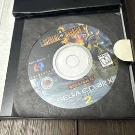 SUPREME WARRIOR Sega CD 32X Complete Great CONDITION