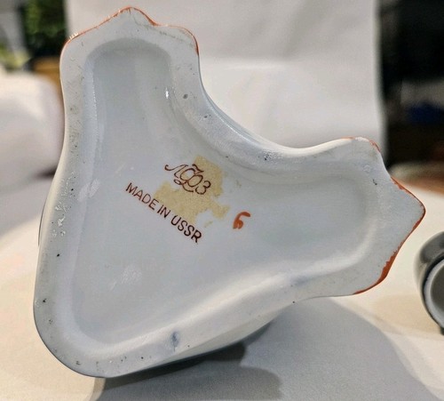 Unique Vintage Porcelain Lomonosov Penguin  Decanter USSR - Picture 5 of 8