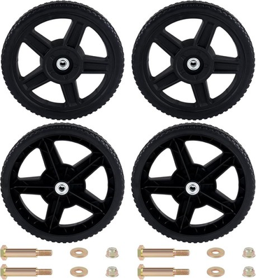 #ad 4 Pack 12 Inch Lawn Mower Wheels Kit 12quot; Wheels with Bolts and Lock Nuts Kit $55.99