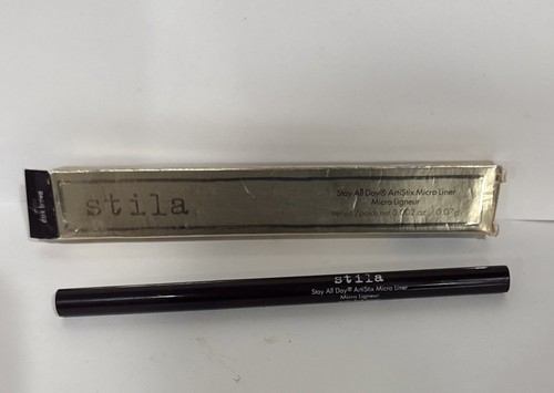 Stila Stay All Day Waterproof Liquid Eye Liner Micro Tip Matte Dark Brown 0.0002