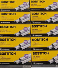 25 Boxes Bostitch PowerCrown 1/4" Leg Length Staples 5000 per Box STCRP21151/4