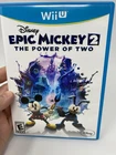 Disney Epic Mickey 2 The Power of Two (Nintendo Wii U) TESTED and COMPLETE