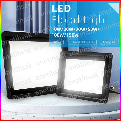 Foco exterior LED con detector de movimiento 30W 50W 100W 200W nuevo - Imagen 1 de 30