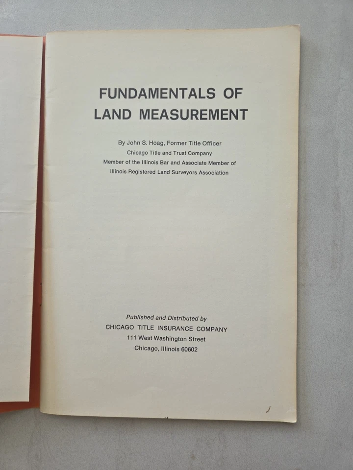 Fundamentals of Land Measurement  April 1971 - E7K - Image 4 of 4