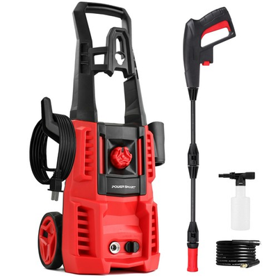 #ad PowerSmart 1850PSI Electric Pressure Washer 1.8GPM 23ft Hose Home Use New $99.99