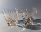 Mikasa Crystal Motion Double Old Fashioned Whiskey Glasses Set of 2 Barware