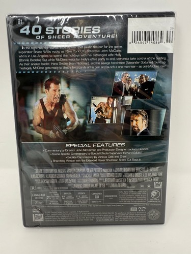 Die Hard DVD 1988 Director John McTiernan Bruce Willis Action Christmas Thriller - Picture 2 of 2