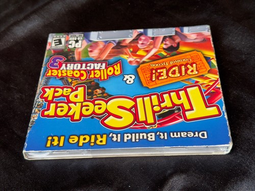 THRILL SEEKER Pack & ROLLER COASTER FACTORY 3 & Ride Tycoon (PC CD-Rom, 2011)NEW - Picture 6 of 12