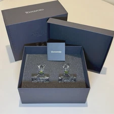 Waterford Crystal Lismore 4" Candlesticks, Set of 2 (Authentic, NEW in Box)