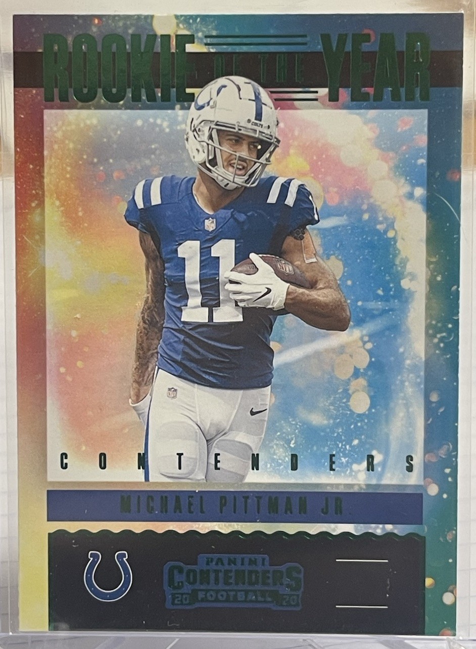 2020 Panini Contenders Michael Pittman Jr. #RY-MPI Colts Rookie Of The Year USC