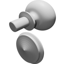 Ersatzdeckel für Philips Avent Flaschenwärmer 3D-gedruckt + Knauf