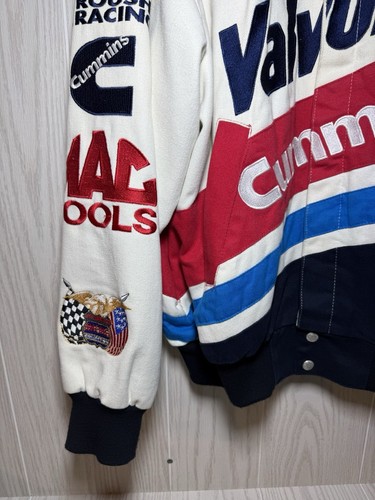 Jeff Hamilton 1997 Jeff Hamilton-NASCAR Racing Bomber Jacket Medium - Bild 7 von 13