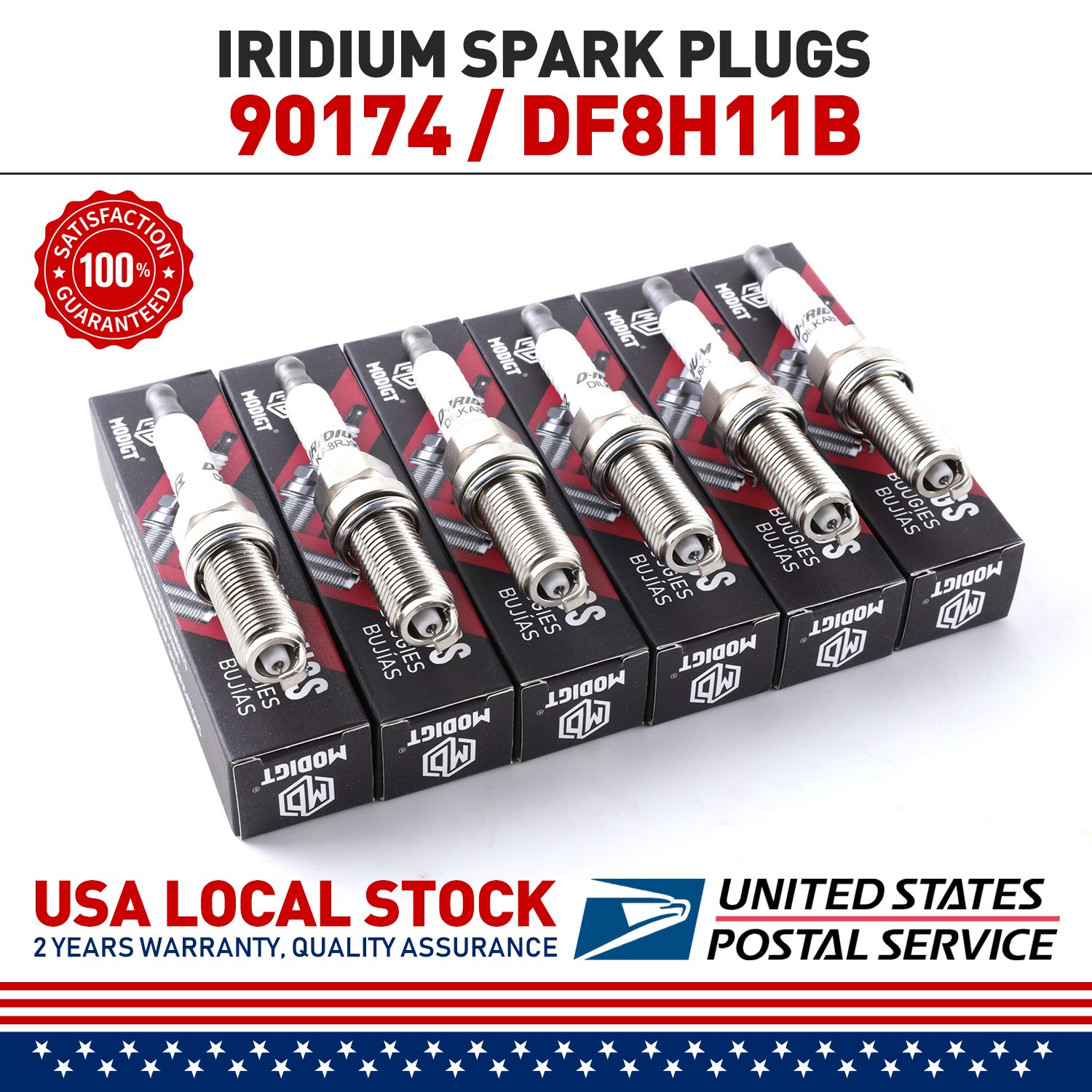 6pcs - For NGK 90174 DF8H11B Spark Plug MGT Iridium for Nissan and Infiniti
