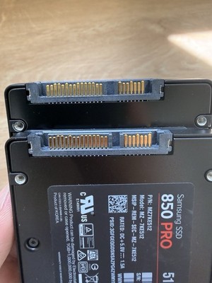 Lot of 2 Samsung SSD : 850 PRO 512GB & 850 EVO 250GB 2.5