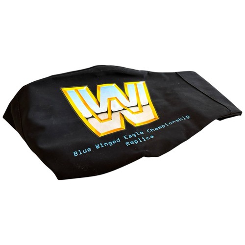 Ultimate Warrior Champion Gürtel Blau Belt WWF Wrestling WWE NEU -INKgrafiX TOYS - Picture 4 of 16