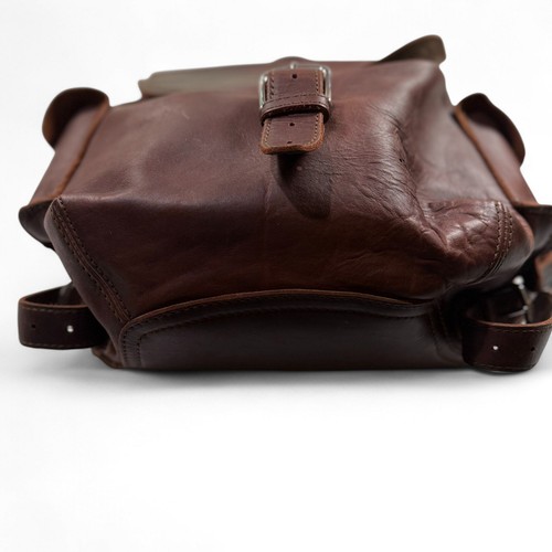 Saddleback Leather Simple Backpack Chestnut Brown Travel Bag - Picture 11 of 12