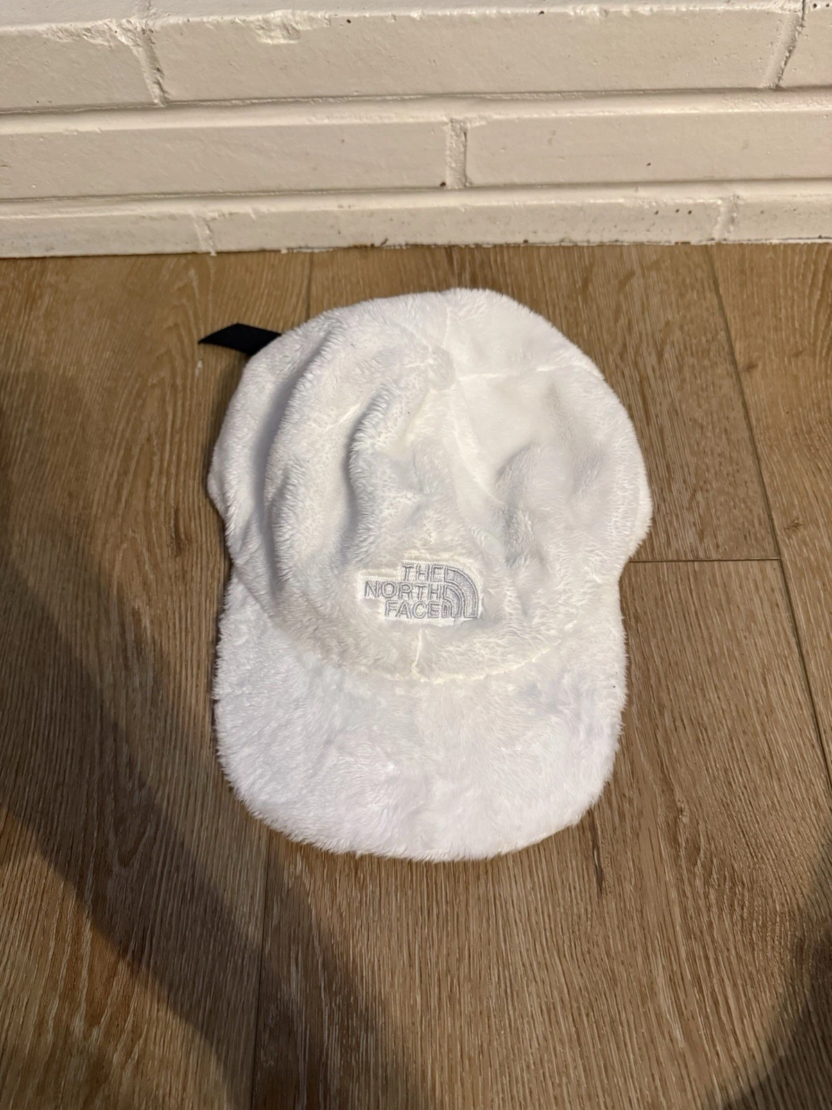 The North Face Hat Cap Strap Back One Size Brown Fleece Sherpa Embroidered Unise