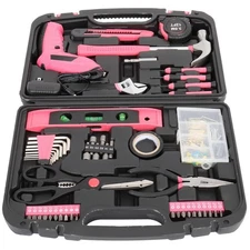 Portable 149 Pieces Basic Tool Set General Household Hand Kit with Storage Case