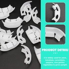 100pcs Plant Support Clips Plant Fixing Clips Plastic Plant Support Clips