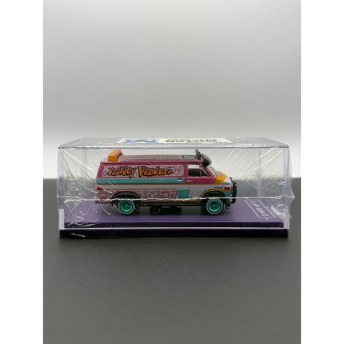 GMC Vandura Michael Heralda 1983 rosa NVRland 1/64 fundido a presión pintado personalizado - Imagen 4 de 5