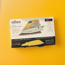 oliso M2Pro Mini Steam Iron with Solemate® – 1000 Watt Dual Voltage Yellow 