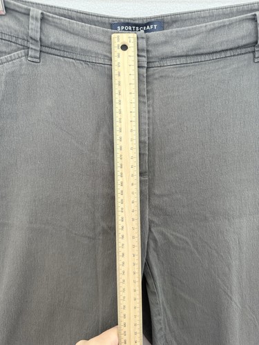 Sportscraft Pants Womens Size 12 Black Japanese Fabric Chinos - Picture 6 of 7