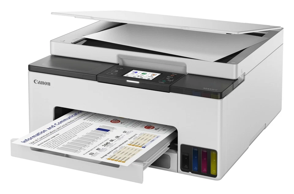 Canon Multifunzione 3in1 Inkjet Tank ( A4 Duplex 1200 x 600 ) MAXIFY GX1050 - Immagine 3 di 4