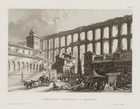 B. METZEROTH (19.Jhd), Römischer Aquädukt in Segovia, Sst. Romantik Architektur