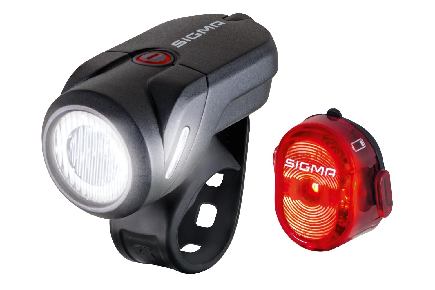 Aura 35 et Nugget II set d éclairage vélo étanche noir pour cyclisme urbain